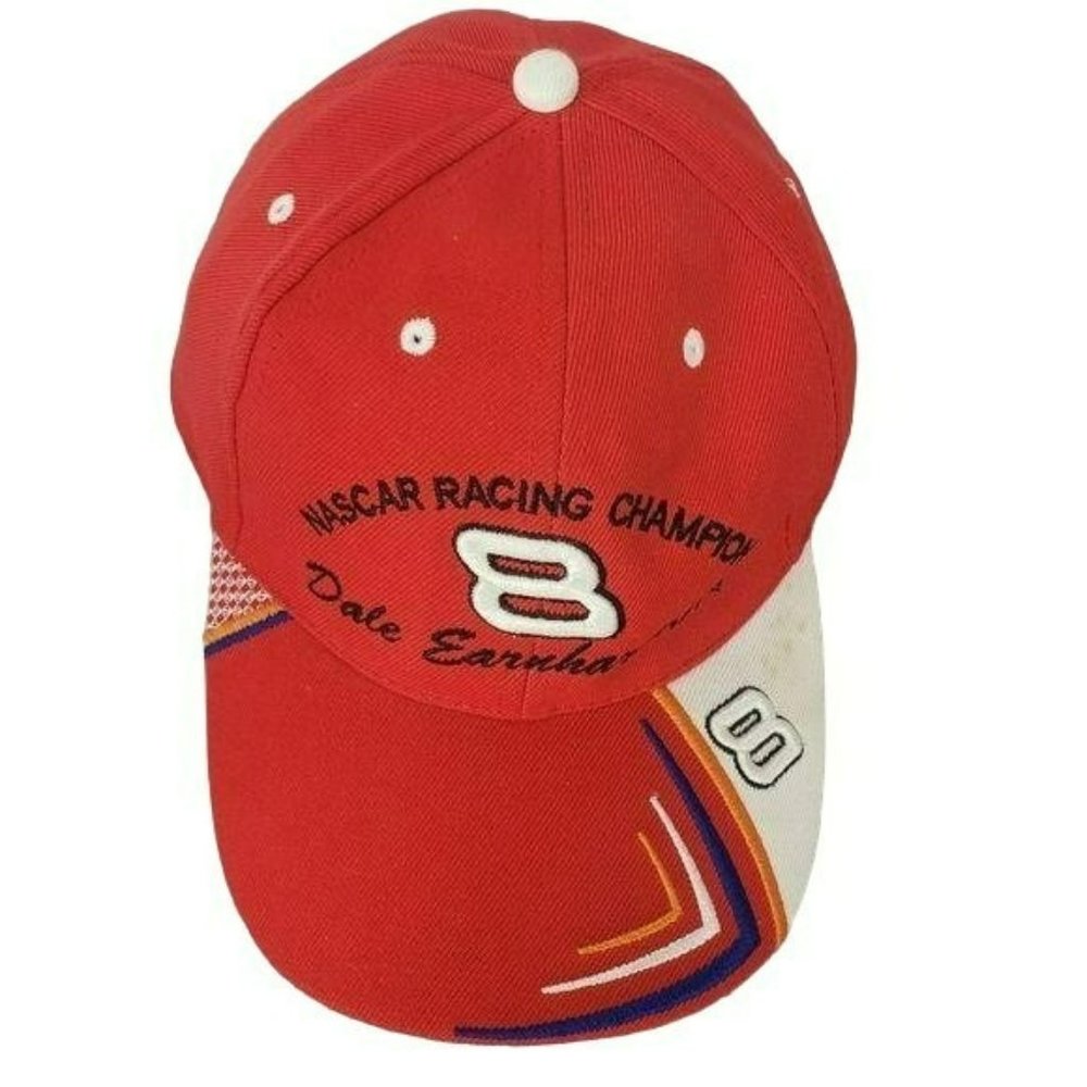 NASCAR Racing #8 Dale Earnhardt Jr Hat Red strapback Baseball Trucker Cap